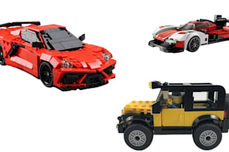 model custom 3d lego cars, bikes, ships, and houses with full pdf instructions