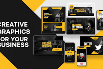 design professional visiting cards, posters and banners