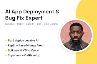 fix deploy lovable replit bolt lovable supabase rocket new v0 cursor ai base44