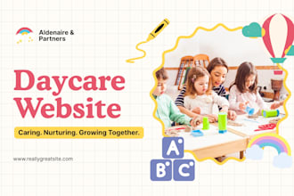 build squarespace daycare website childcare preschool learning center website