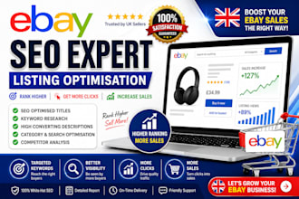 be your ebay store manager, product listing and customer support VA