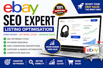 be your ebay store manager, product listing and customer support VA