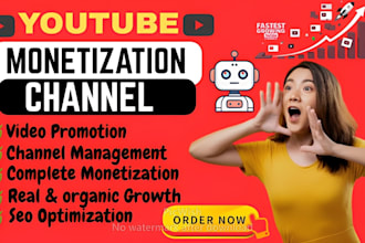 complete youtube channel promotion monetization video marketing channel growth