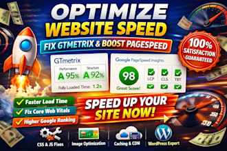 optimize website speed fix gtmetrix issues and boost google pagespeed score