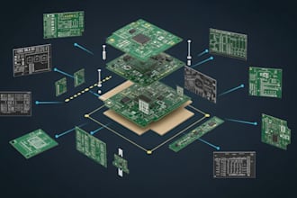 design professional multilayer pcb and fabrication outputs