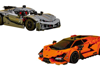 model 3d lego digital cars, bikes, ships, minifigure and house with part list