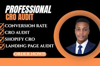 perform professional cro audit for shopify, ecommerce webs