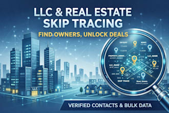 do accurate llc skip tracing and real estate skip tracing in bulk