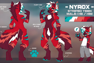 furry ref sheet nsfw furry reference sheet oc anthro character fursona ref sheet