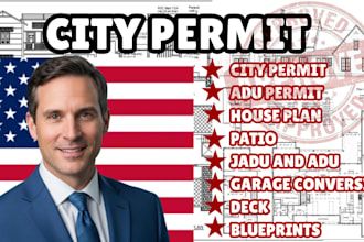 prepare adu permit drawings, title 24 and garage conversion plan for california