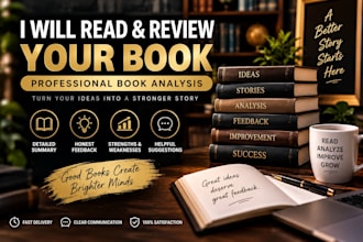 summarize and analyze your book professionally