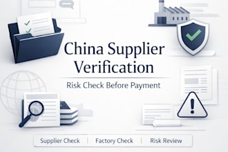 verify your china supplier and provide a risk check