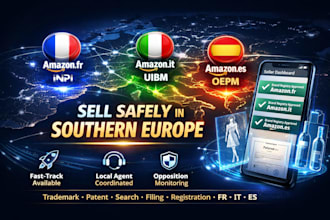 do trademark patent search filing registration in france italy spain