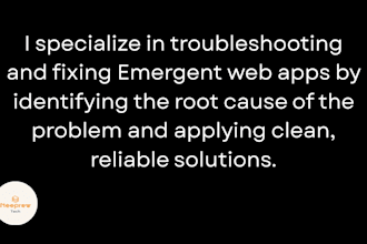 fix emergent sh web apps