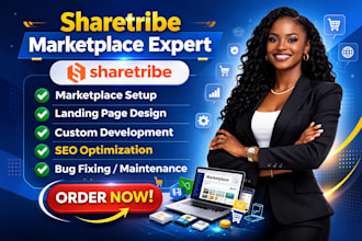 setup sharetribe marketplace sharetribe online store and website professionally