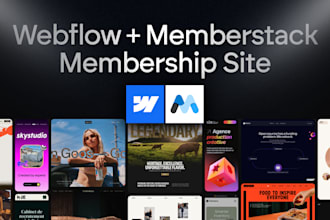 build a membership website with webflow and memberstack