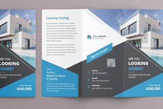design your luxury real estate brochure, product catalog and property marketing