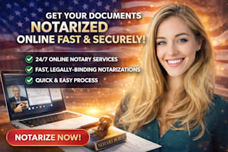 provide fast online notary service and remote notarization in usa