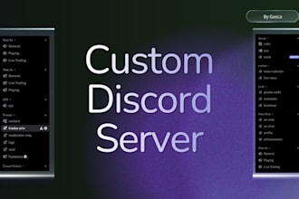 create a discord server