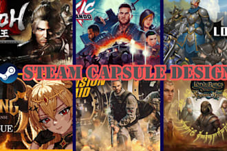 steam capsule art game cover art, steam header capsule artwork, game banner art