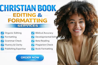 do christian book editing prayer journal line editing daily devotional