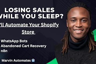 automate shopify abandoned carts and sales with n8n