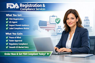do fda registration US agent import permit label review fda registration
