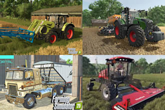 build custom farming simulator fs19 fs22 fs25 maps mods with field building road