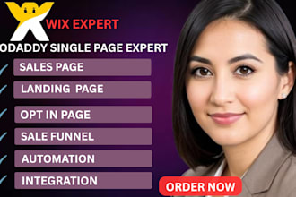 revamp wix landing page godaddy single page lightfunnels wix sale funnel