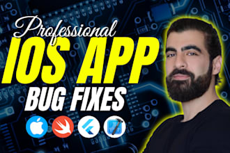 fix ios app bugs, crashes, swift and xcode errors, iphone app store rejection