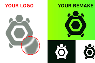 restore your old logo, from pixels to vectors