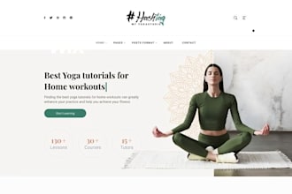 design wix retreat website wellness event website booking website reteat yoga