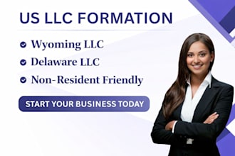 register your US llc for non residents in any state