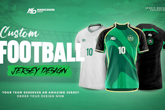create a custom football jersey design