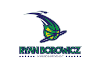 design minimalist basketball training business logo
