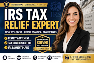 resolve irs tax debt, remove penalties, negotiate payment plans and tax relief