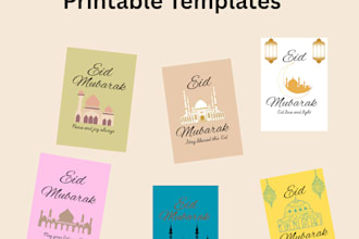 create custom eid cards and printable templates for 2026