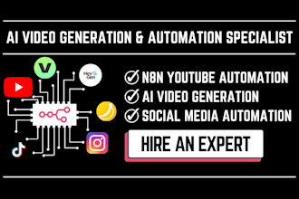 build n8n ai youtube video automation