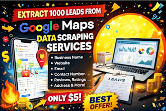 scrape google maps data for you