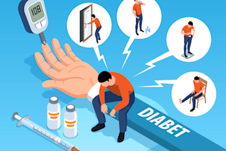 create medical or diabetes awareness animated explainer video