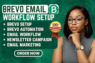 setup sendiblue brevo email marketing automation newsletter campaign workflow
