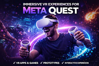 build immersive apps, experiences prototypes for oculus meta 2 3 3s