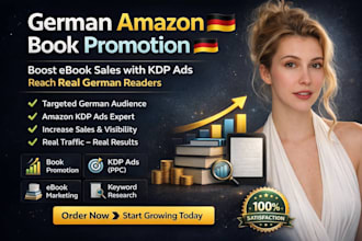 do german amazon book promotion ,ebook marketing with amazon KDP ads
