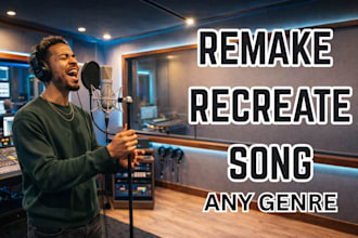 remake or recreate any ai generated song cover song and backing track any genre