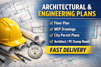 stamp draw architectural plan mep floor plan engineering stamp usa city permit