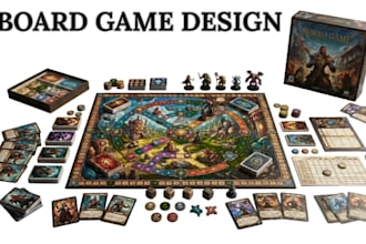 design custom board game design game mechanics tabletop game rulebook card game