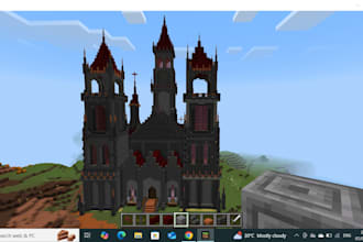 build a custom minecraft castle or kingdom