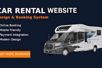 design car rental website rental website car rental booking website camper motor