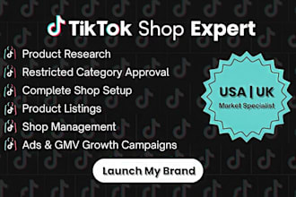 do tiktok shop setup, category approval, and product listings for US UK markets