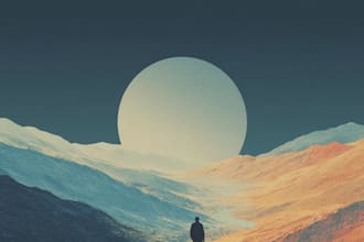 create a unique illustration for your music album cover